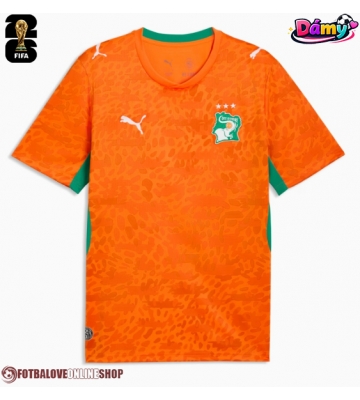 Pobřeží slonoviny Domácí Dres pro Dámy MS 2026 Krátkým Rukávem